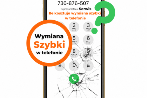 wymiana szybki w telefonie